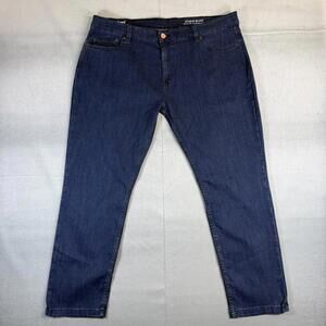 Mugsy Jeans Mens 42x30 Blue Studio Blues FLX3NSB Slim Straight Stretch Denim